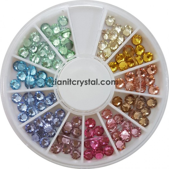 Swarovski Hotfix Crystals SS16 Light Color Pack Swarovski Hotfix Crystals SS16 Light Color Pack