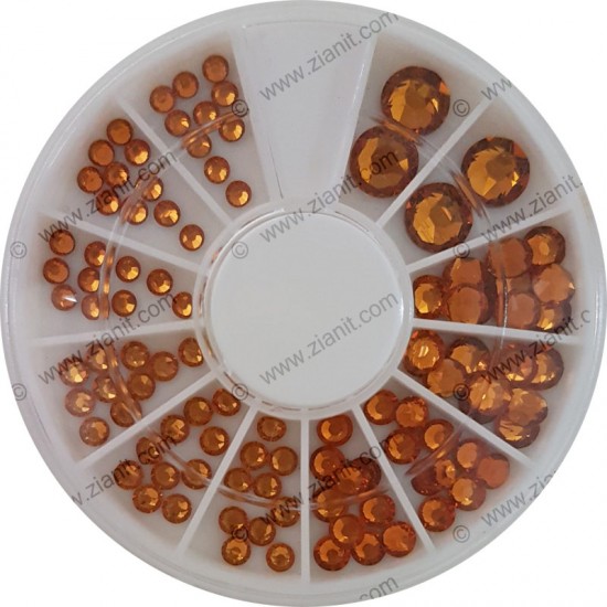 Swarovski Hotfix Crystals Topaz Color Multi-size Pack Swarovski Hotfix Crystals Topaz Color Multi-size Pack