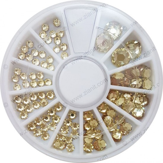 Swarovski Hotfix Crystals Jonquil Color Multi-size Pack