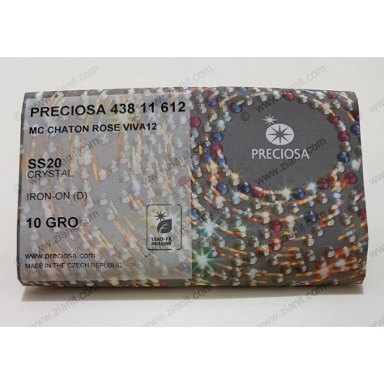 Preciosa Hotfix Crystals SS20 Crystal Color 1440 pcs Preciosa Hotfix Crystals SS20 Crystal Color 1440 pcs