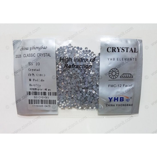 YHB Hotfix Crystals SS10 Crystal Color 1440 pcs YHB Hotfix Crystals SS10 Crystal Color 1440 pcs