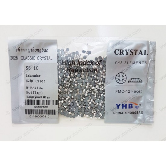 YHB Hotfix Crystals SS10 Labrador 1440 pcs YHB Hotfix Crystals SS10 Labrador 1440 pcs