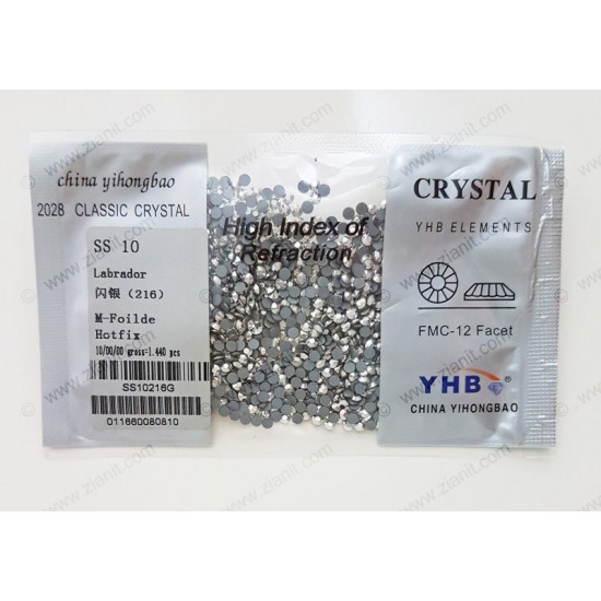 YHB Hotfix Crystals SS10 Labrador 1440 pcs