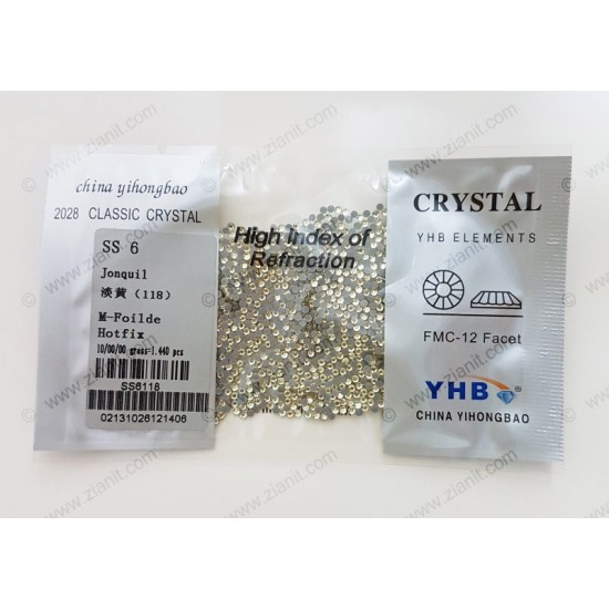 YHB Hotfix Crystals SS6 Jonquil 1440 pcs