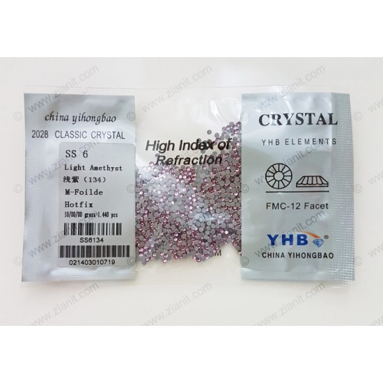 YHB Hotfix Crystals SS6 Light Amethyst 1440 pcs