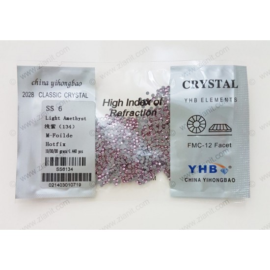 YHB Hotfix Crystals SS6 Light Amethyst 1440 pcs YHB Hotfix Crystals SS6 Light Amethyst 1440 pcs