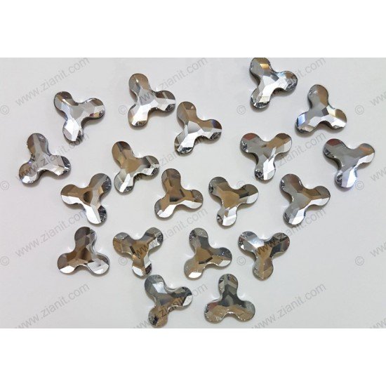 Swarovski 2708 Hotfix Crystals Molecule Shape Crystal Color 8 x 8.7mm Swarovski 2708 Hotfix Crystals Molecule Shape Crystal Color 8 x 8.7mm