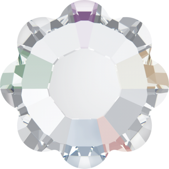 Swarovski 2728 Hotfix Crystals Flower Shape Crystal AB SS34 Swarovski 2728 Hotfix Crystals Flower Shape Crystal AB SS34