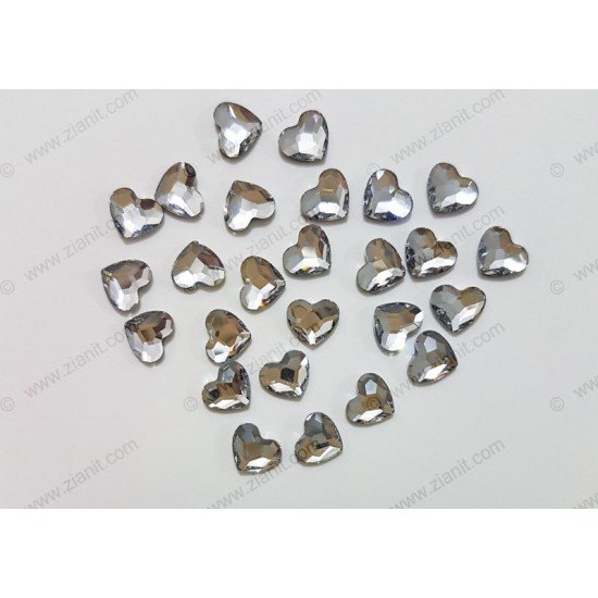 Swarovski 2808 Hotfix Crystals Heart Shape Crystal Color 10mm Swarovski 2808 Hotfix Crystals Heart Shape Crystal Color 10mm