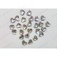 Swarovski 2808 Hotfix Crystals Heart Shape Crystal Color 10mm