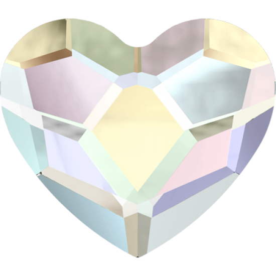 Swarovski 2808 Hotfix Crystals Heart Shape Crystal AB 6mm Swarovski 2808 Hotfix Crystals Heart Shape Crystal AB 6mm