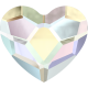 Swarovski 2808 Hotfix Crystals Heart Shape Crystal AB 6mm Swarovski 2808 Hotfix Crystals Heart Shape Crystal AB 6mm