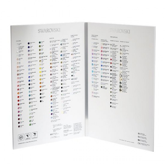 Swarovski 2078/2088 Xirius Rose Color Chart 