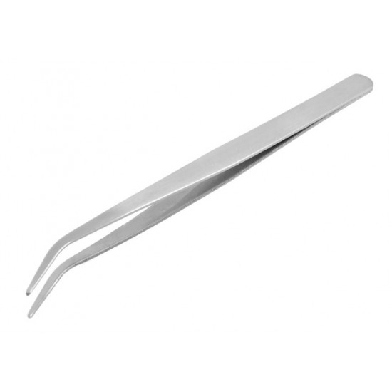 Stainless Steel Slant Tweezer for Hotfix Crystals 150mm Stainless Steel Slant Tweezer for Hotfix Crystals 150mm